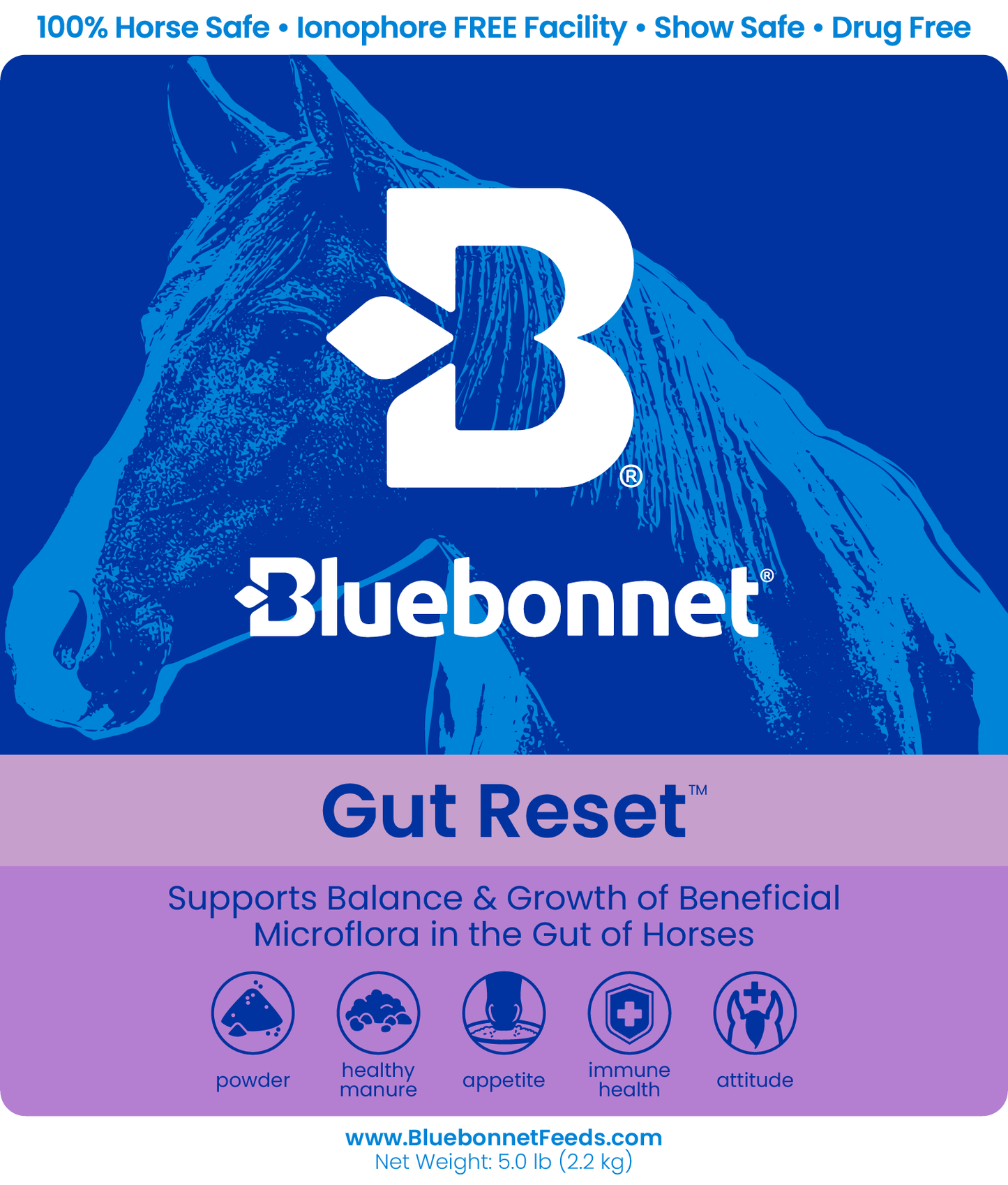 LABEL F&B - Gut Reset Powder 5# (ADR)
