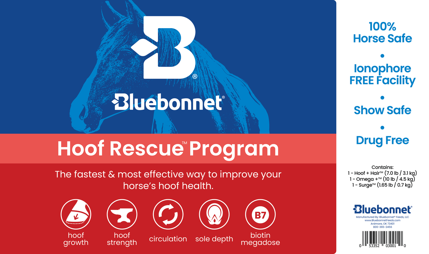 LABEL F&B - Hoof Rescue Program