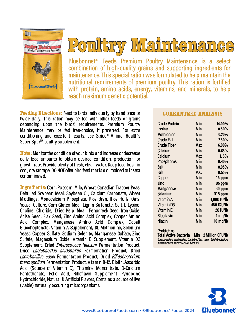 Poultry Maintenance 14%