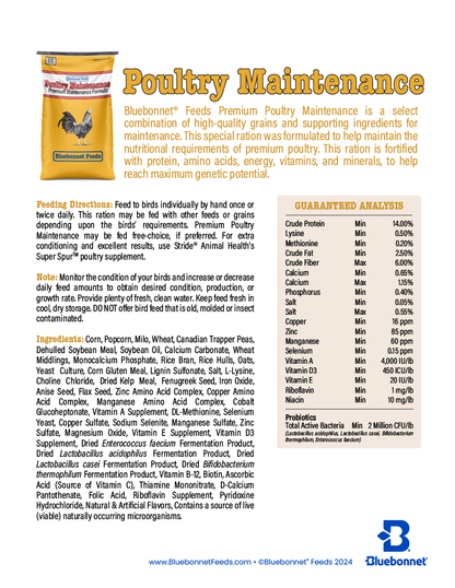 Poultry Maintenance 14%