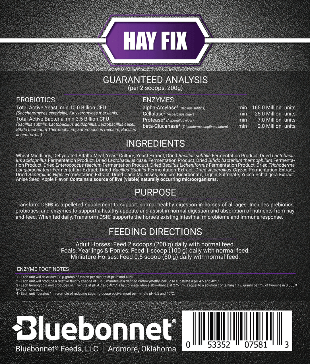 Hay Fix™ (Transform DSI® Pellet)