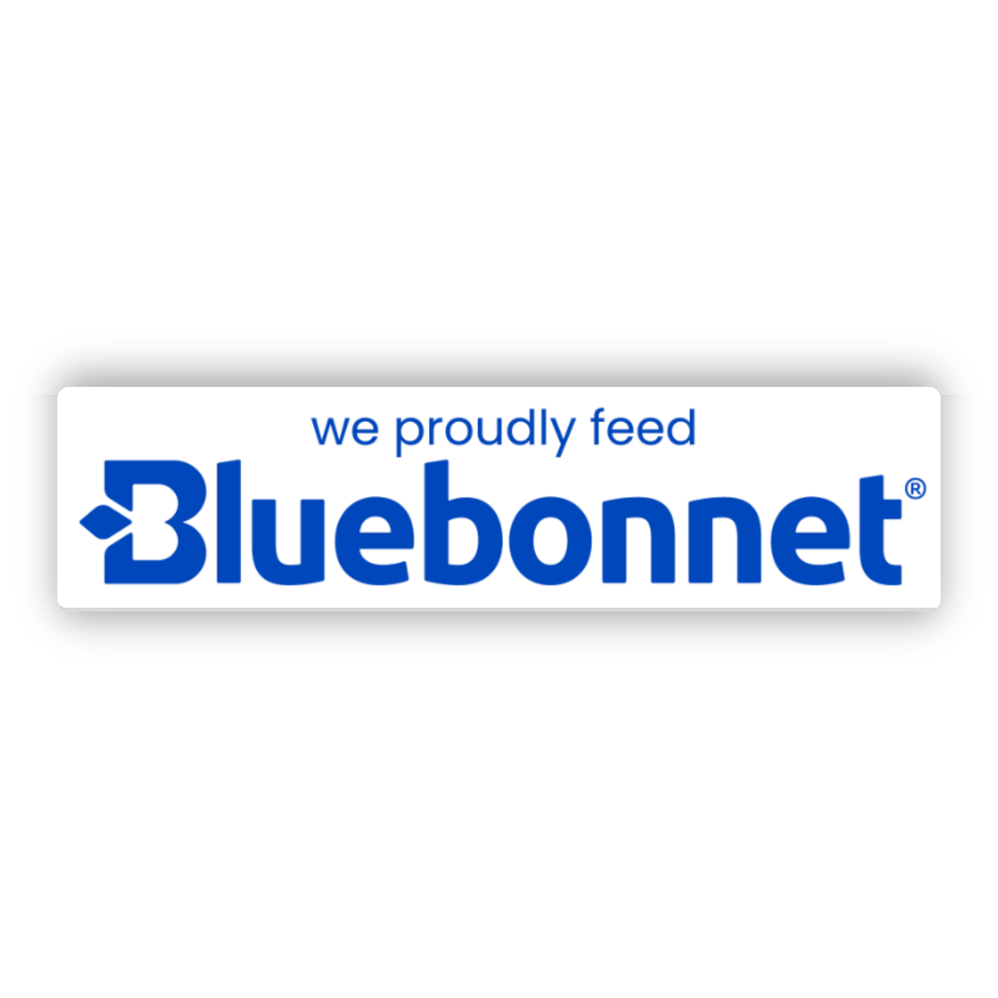 Sticker | We Proudly Feed BB 20x5